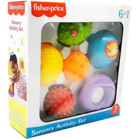 Sensorisk aktivitetssæt til baby 3+ måneder – bløde teksturer