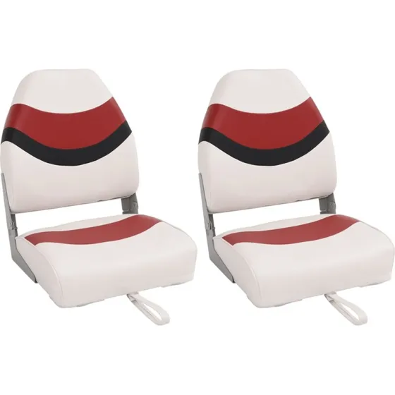 vidaXL foldbare bdsder 2 stk. 44x38x55 cm, sort