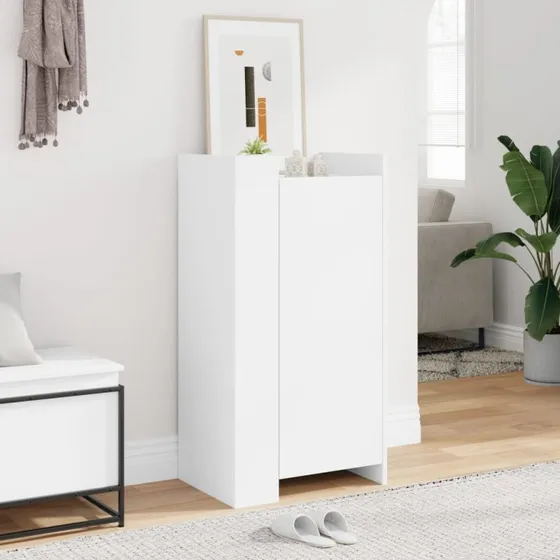 vidaXL skoreol 52x37,5x100 cm, hvid