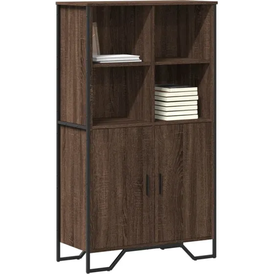 vidaXL højskab 79,5x35,5x137,5 cm – brun eg