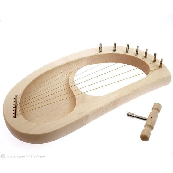 Auris Børne-lyre 7-strenget, ahorn (pentatonisk)