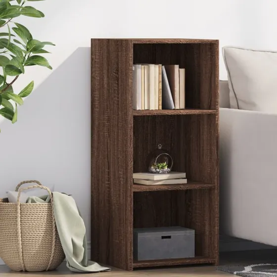 vidaXL reol 40x41x93 cm konstrueret træ brun eg