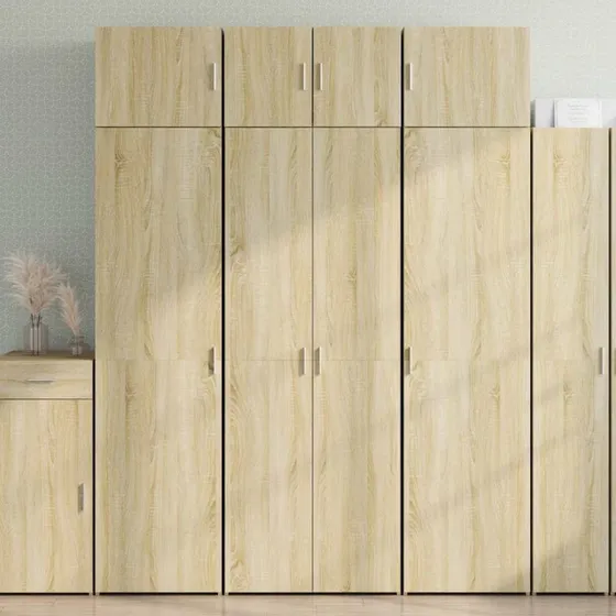 vidaXL opbevaringsskab 70x42,5x225 cm Sonoma-eg
