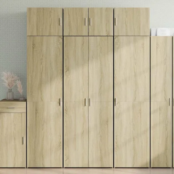 vidaXL Højskab 70x42,5x185 cm - Sonoma-eg