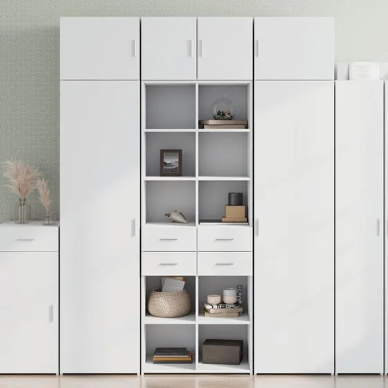 vidaXL højskab 70x42,5x185 cm hvid