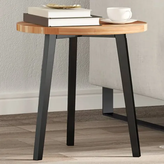 vidaXL bordplade rund Ø40x2 cm massivt akacietræ
