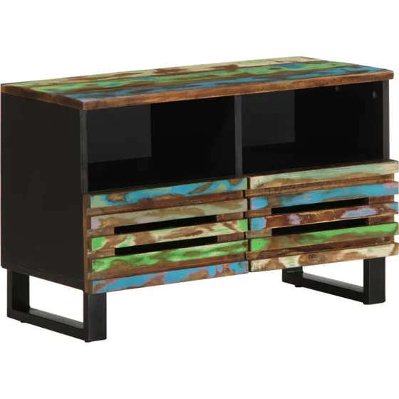 vidaXL tv-bord 70x34x46 cm i massivt akacietræ