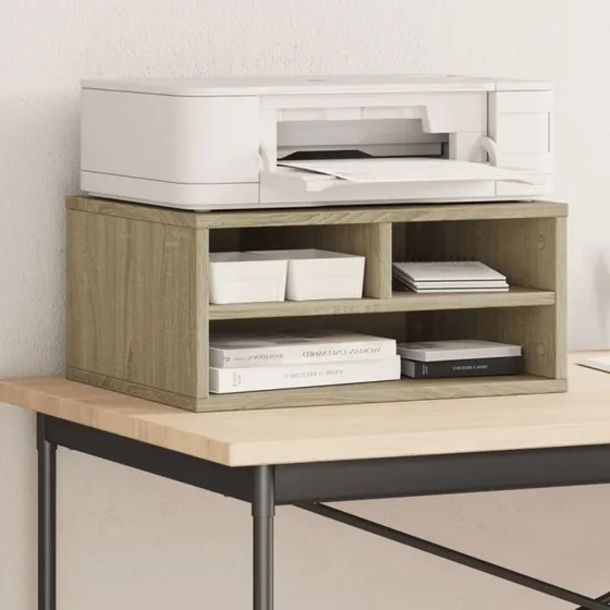 vidaXL printerstativ 49x40x22,5 cm sonoma-eg