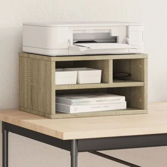 vidaXL printerstativ 40x32x22,5 cm sonoma-eg
