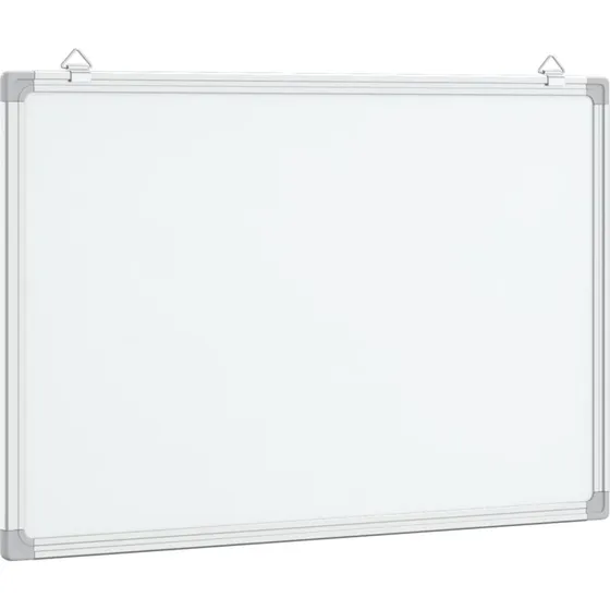 vidaXL magnetisk whiteboard 80x60x1,7 cm aluminium