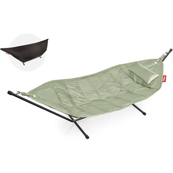 Fatboy Headdemock hængekøje inkl. sort stativ - Seagrass