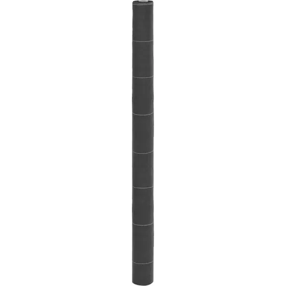 vidaXL ukrudtsdug PP 1,5x50 m - sort (150 g/m²)