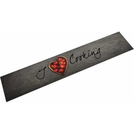 vidaXL kkkentppe 60x300 cm Cooking-design vaskbart velour