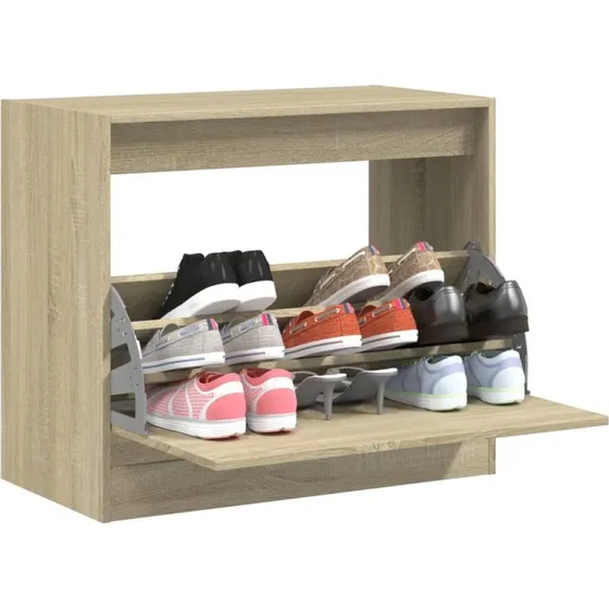 vidaXL skoreol 80x42x69 cm i sonoma-eg