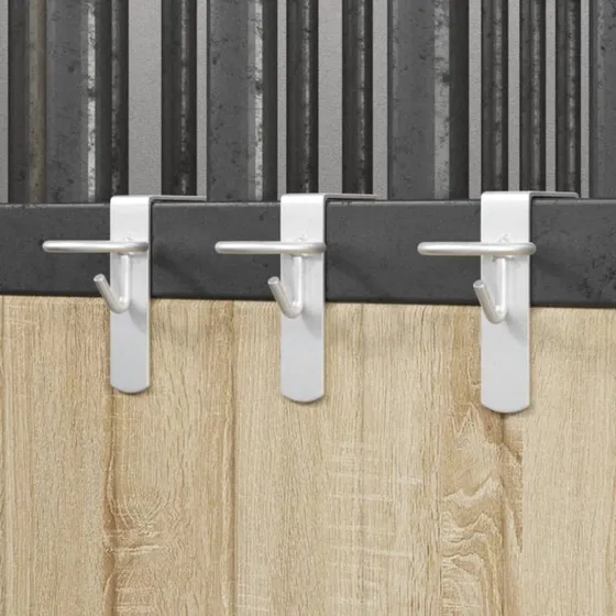 vidaXL spandkroge transportable 3 stk. stl slv