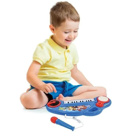 Paw Patrol Elektronisk Keyboard med Lys og Mikrofon