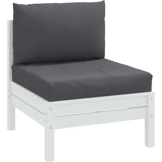 vidaXL pallehynder 2 stk. meleret antracitgr