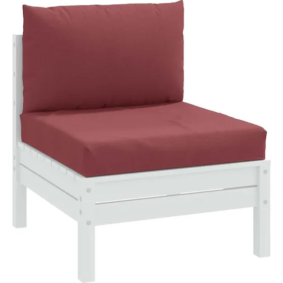 vidaXL pallehynder 2 stk. meleret vinrød