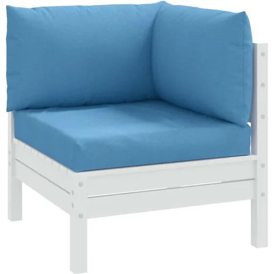 vidaXL pallehynder 3 stk. meleret stof, bl