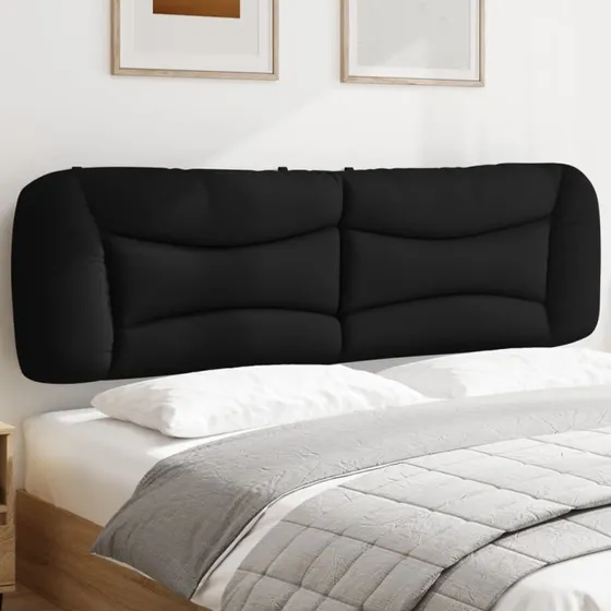 vidaXL Gavlpude Hvar 180 cm stof sort