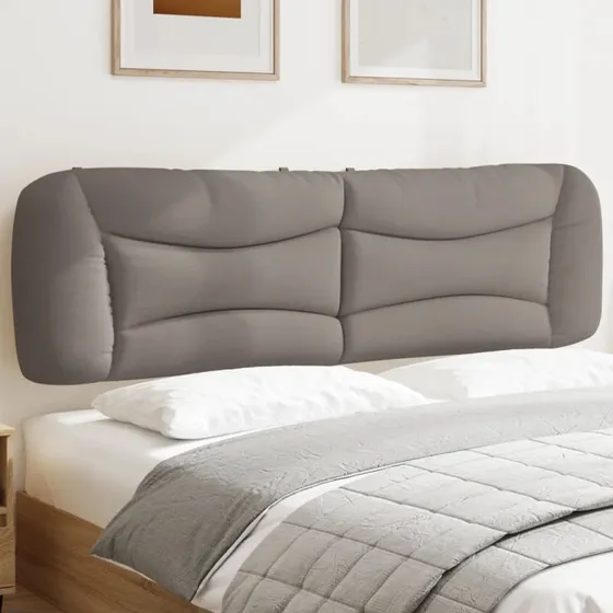 vidaXL Gavlpude Hvar 180 cm - Stof, Gråbrun