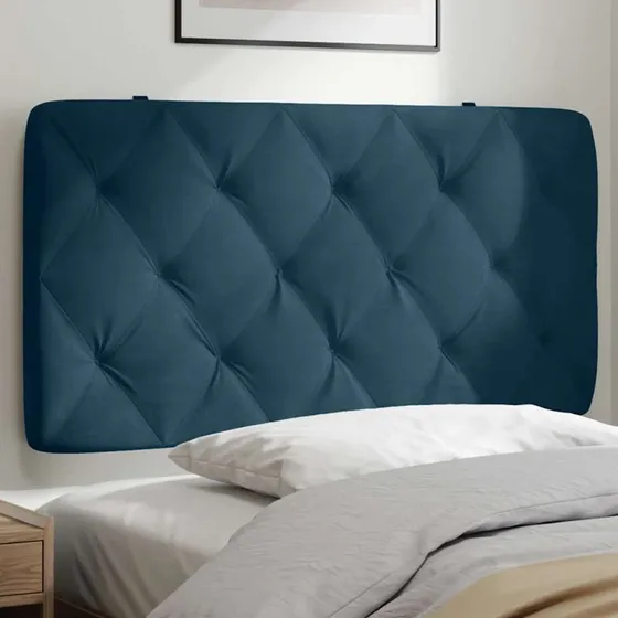 vidaXL gavlpude 100 cm velour blå