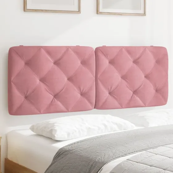 vidaXL gavlpude 120 cm velour pink