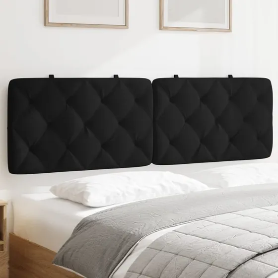 vidaXL gavlpude 160 cm velour sort