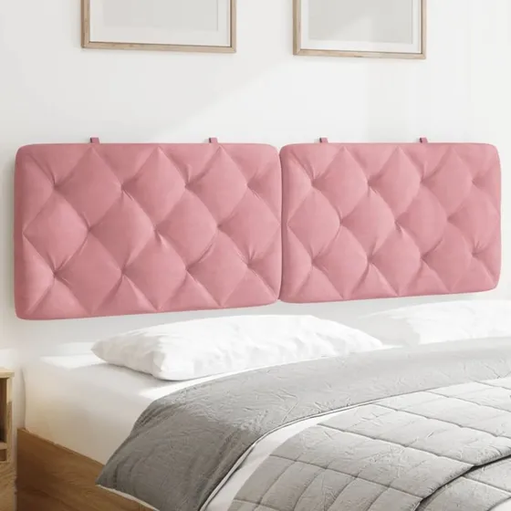 vidaXL gavlpude 160 cm velour pink