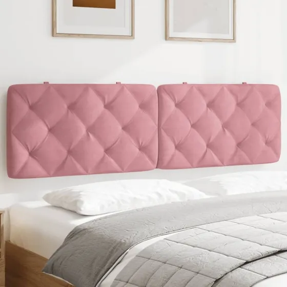 vidaXL gavlpude 180 cm velour pink