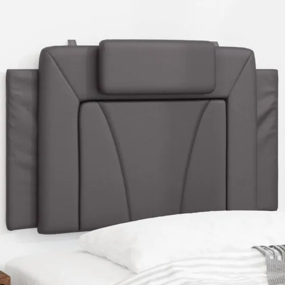 vidaXL gavlpude Viana 80 cm kunstlæder grå