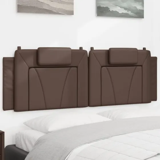 vidaXL Viana gavlpude 160 cm kunstlæder brun