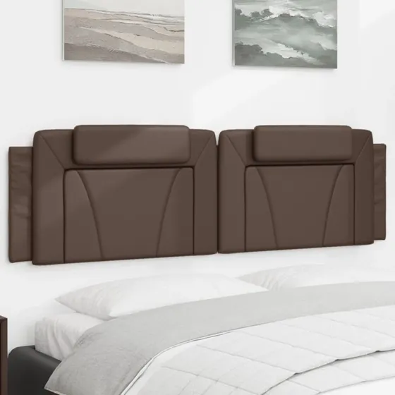 vidaXL Viana gavlpude 180 cm kunstlæder brun