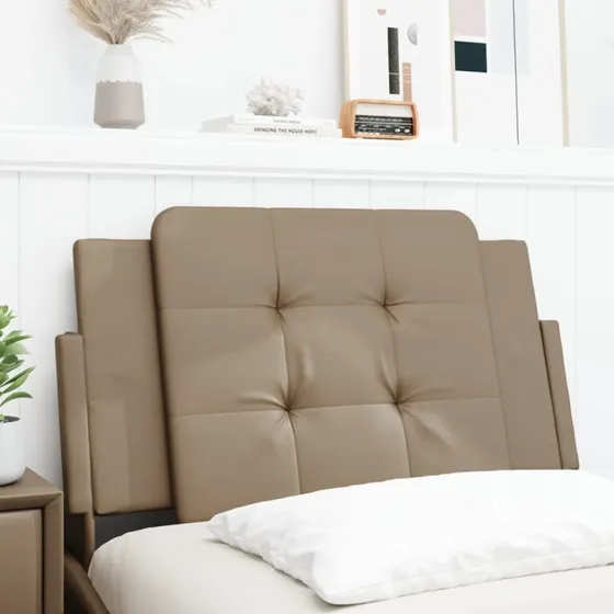 vidaXL Gavlpude Zadar 80 cm kunstlæder cappuccino