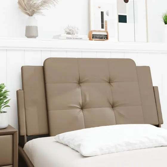 vidaXL Gavlpude Zadar 100 cm - Cappuccino kunstlæder