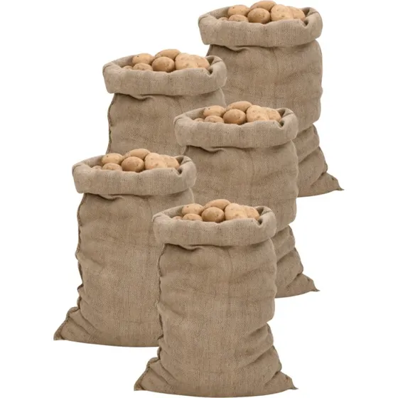 vidaXL jutesække 5 stk. 60x105 cm 100% jute 340 g/m²