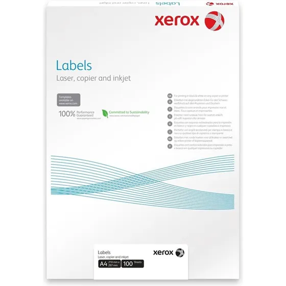 Xerox 003R97525 etiket 199 x 143 mm 2 stk/ark 100 ark