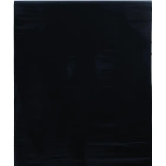 Vinduesfolie 60x2000 cm statisk PVC matteret sort