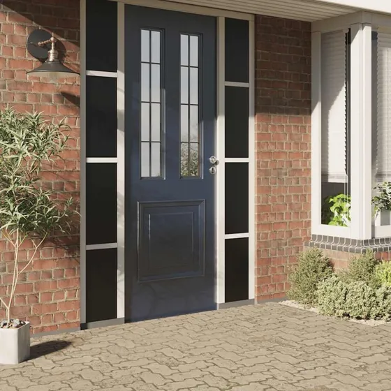 vidaXL vinduesfolie 90x1000 cm statisk PVC matteret sort