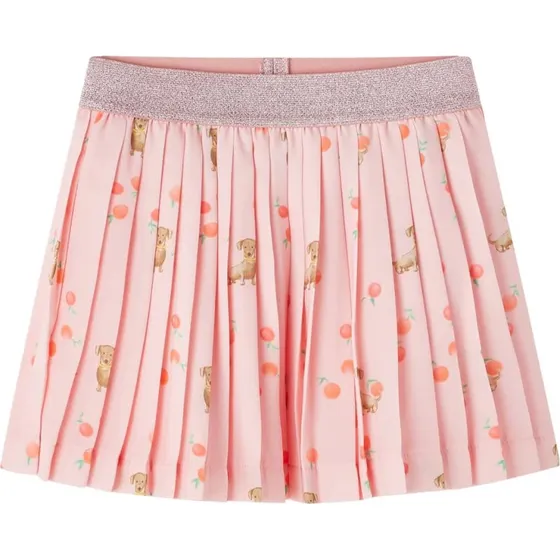 Brnekollektion plisseret nederdel str. 128 lyserd