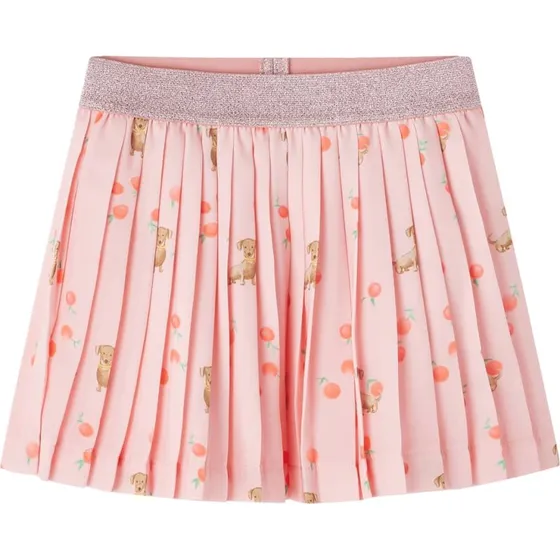 Uden mrke plisseret nederdel til brn str. 140 - lyserd