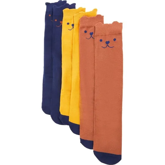 UdenMrke Brnestrmper 5-pak str. 26-29 med hundeprint