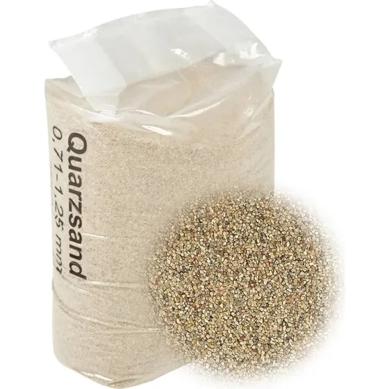 vidaXL Filtersand 25 kg 0,711,25 mm
