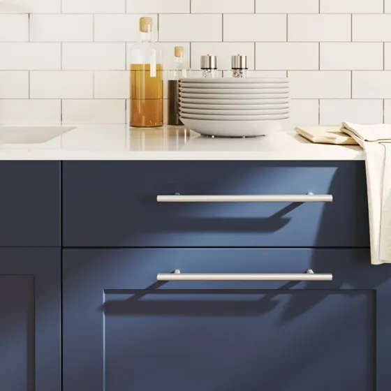 vidaXL skabshndtag 20 stk. 224 mm rustfrit stl slv