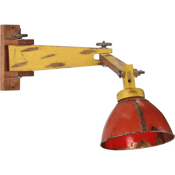 vidaXL vglampe 150 cm E27 25W flerfarvet mangotr