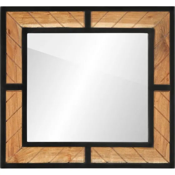 vidaXL badevrelsesspejl 60x1x55 cm, massivt akacietr