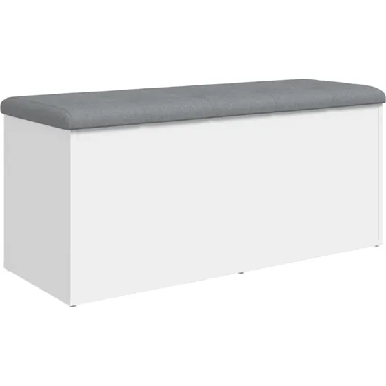 vidaXL opbevaringsbænk 102x42x45 cm, hvid