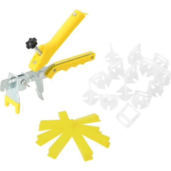 vidaXL nivelleringssystem til fliser 250 kiler/500 klips 3 mm