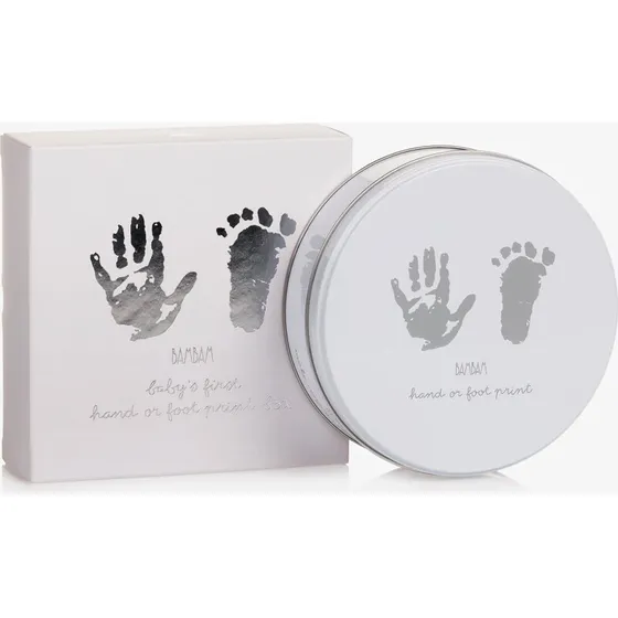 BamBam Gipssæt til hånd- og fodaftryk, hvid