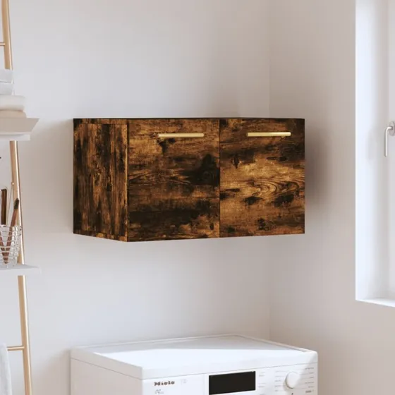 vidaXL vægskab 60x36,5x35 cm konstrueret træ – røget eg